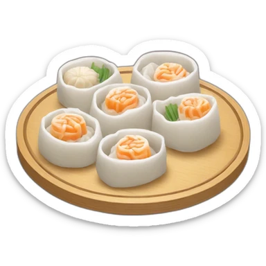 dim sum plate sticker