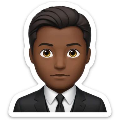 bruce wayne in black suit sticker