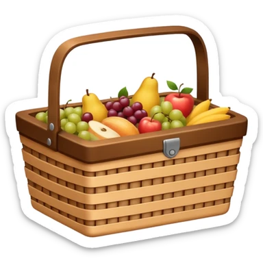 Picnic basket sticker