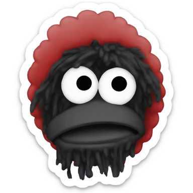 Emo Elmo sticker