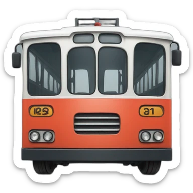 Trolleybus sticker