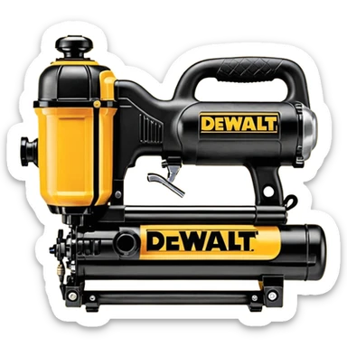 DEWALT 6 Gal. 18-Gauge Brad Nailer and Heavy-Duty Pancake Electric Air Compressor Combo Kit emoji style  sticker