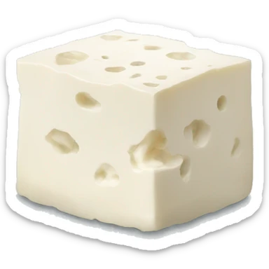 Feta cheese sticker