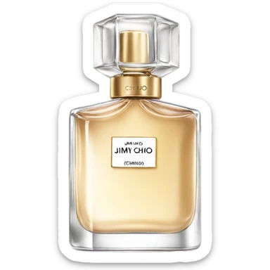 Jimmy Choo perfume sticker