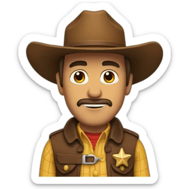 Sherif Woody  sticker