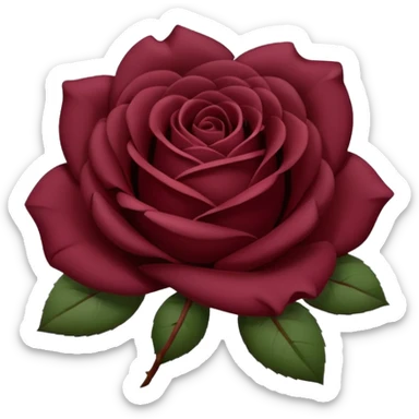Love maroon sticker