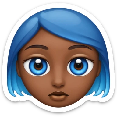 Eyes are like ocean sticker