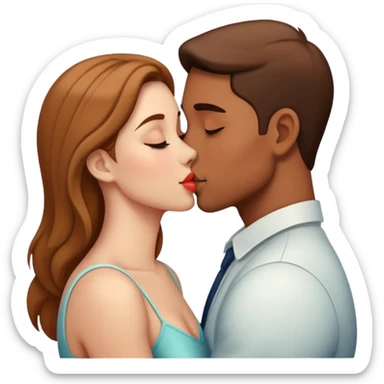 Parejas besándoseparejas sticker