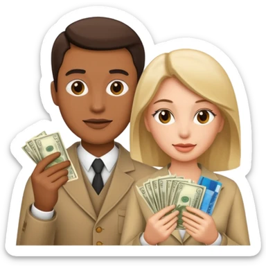 Erotic Sex money scene full height  sticker