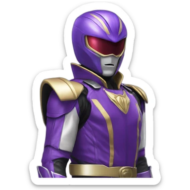 Purple Kamen rider sticker