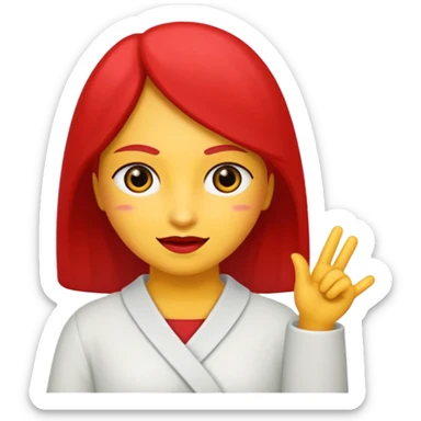 seta sólida vermelha para marcar início de frase sticker