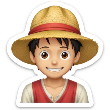 monkey d luffy sticker