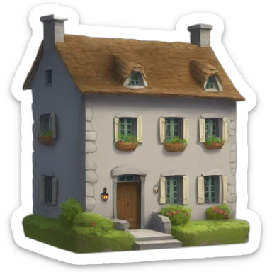 Maison hanté sticker