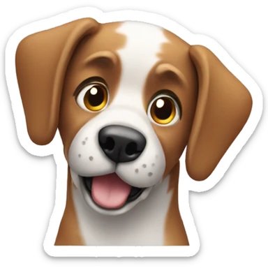 Dog with ike tech sticker