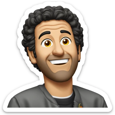 Kramer at the laugh factory  sticker