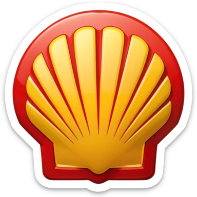 Shell logo gasoline sticker