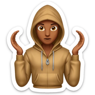 cobra is in its upright defensive posture with wide neck rib posture  sticker