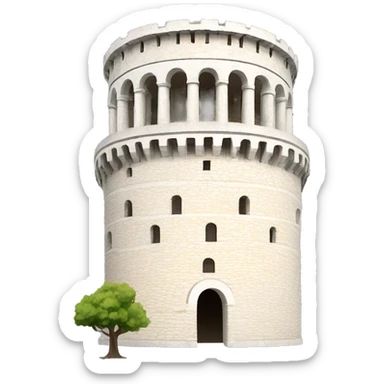 Thessaloniki white tower sticker