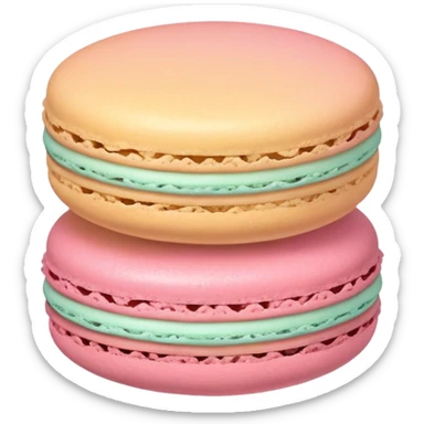 Macaroon sticker