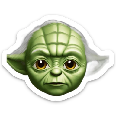 Mettre Yoda sticker