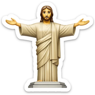brazil's Christ the Redeemer sticker