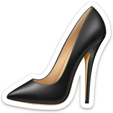 black high heels sticker