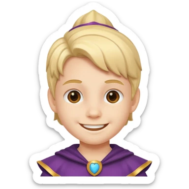 costume wearing kid sticker