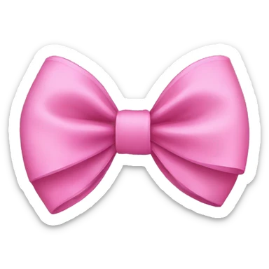 Cute bow sticker