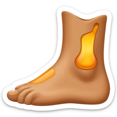 😋🦶🏻 sticker