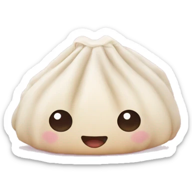 pink dumpling sticker