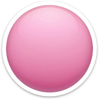 pink planet sticker