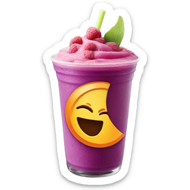 jamba juice logo on a smoothie sticker