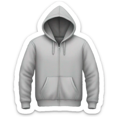 hoodie grey sticker
