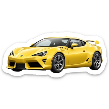 2025 Toyota 86 styled like a Lamborghini Miura  sticker