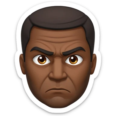 angry Iraqi, in profile sticker