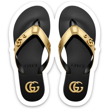 gucci flip flops sticker