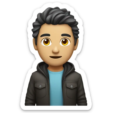 Persona jugando videojuegos  sticker