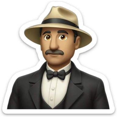 Moreno,mafioso años 40 sticker