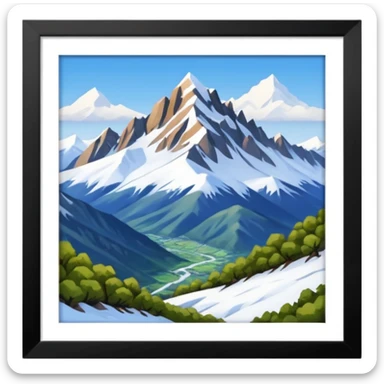 Montagne des Pyrénées sticker
