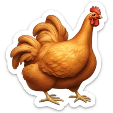 chicken roast sticker
