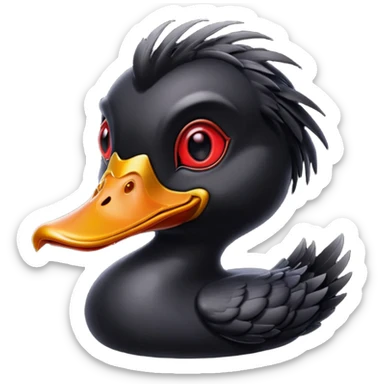 Demon Duck sticker