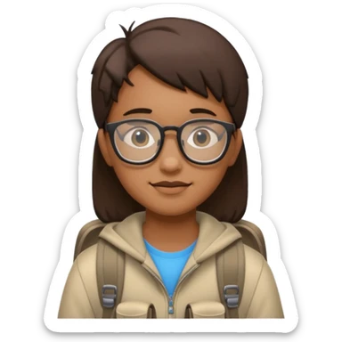 City Backpack Student sticker