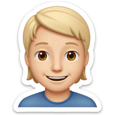 Person nodding head in approval sticker