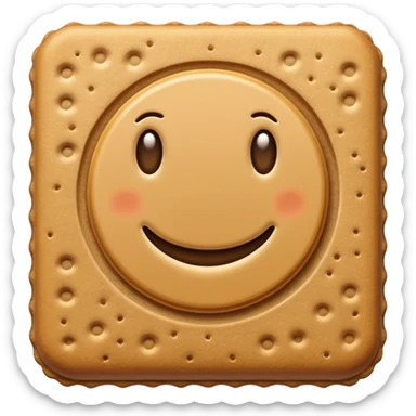 digestive biscuit sticker