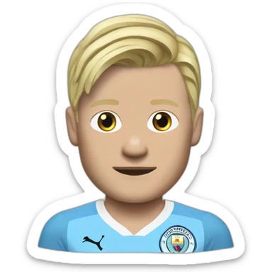 erling haaland man city sticker