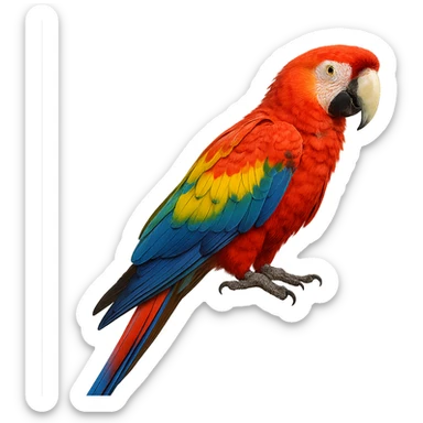 Parrot sticker