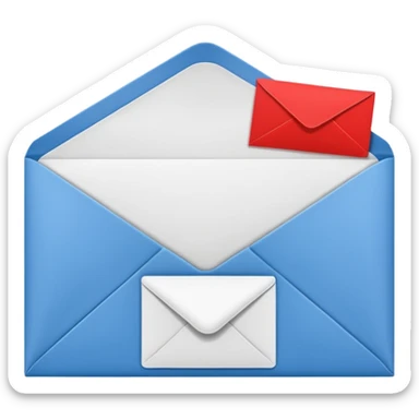 Salary enclosed in an envelope sticker