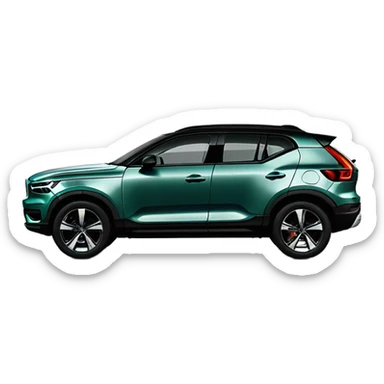 Sagegreen Volvo XC40 sticker
