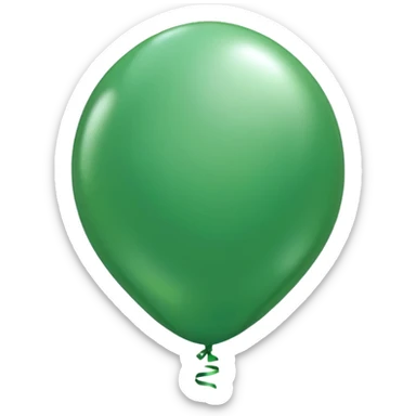 emoji globo fiesta verde sticker