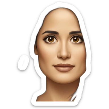 young-salma-hayek-straight-hair sticker